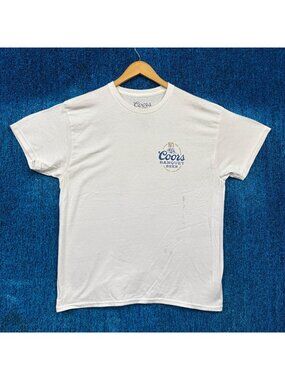 Coors Banquet Beer White T-Shirt Size Large
